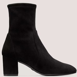 Stuart Weitzman ankle boots black suede - sock booties never worn